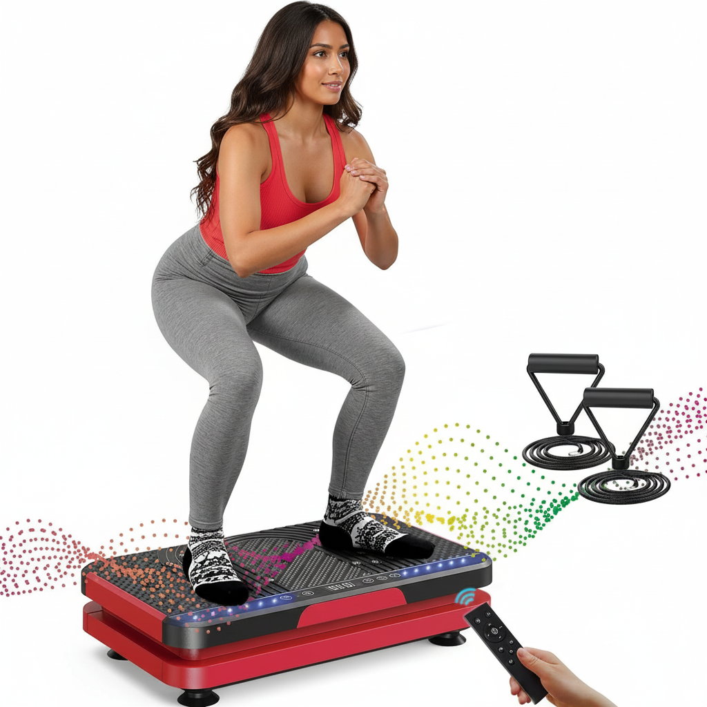 Vibration Plate Exercise Machine For Fitness Training