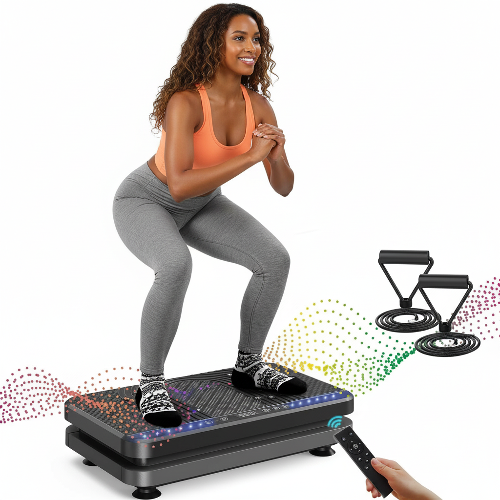 Vibration Plate Exercise Machine For Fitness Training