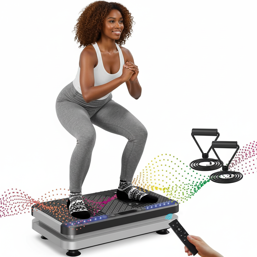 Vibration Plate Exercise Machine For Fitness Training