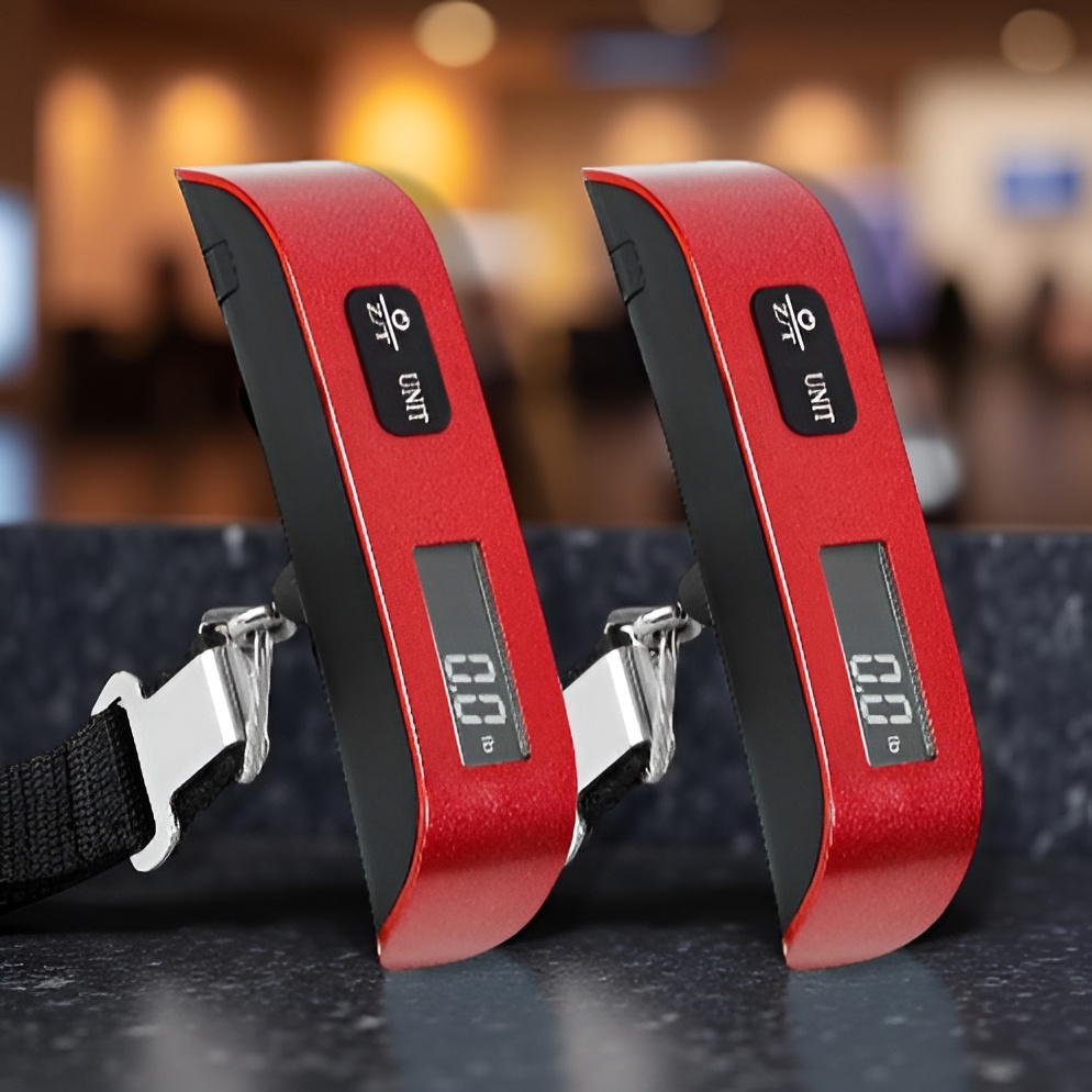Pack Of 2 Digital Luggage Scale 50kg With LCD Display