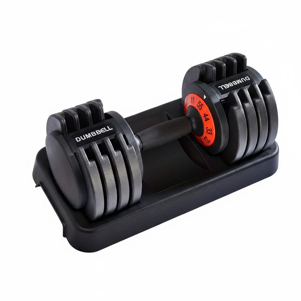 55 Lbs Adjustable Dumbbell Set For Workout