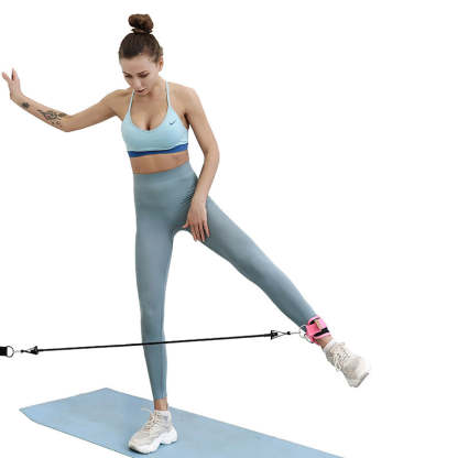 The Gantry Foot Ring Resistance Band Set