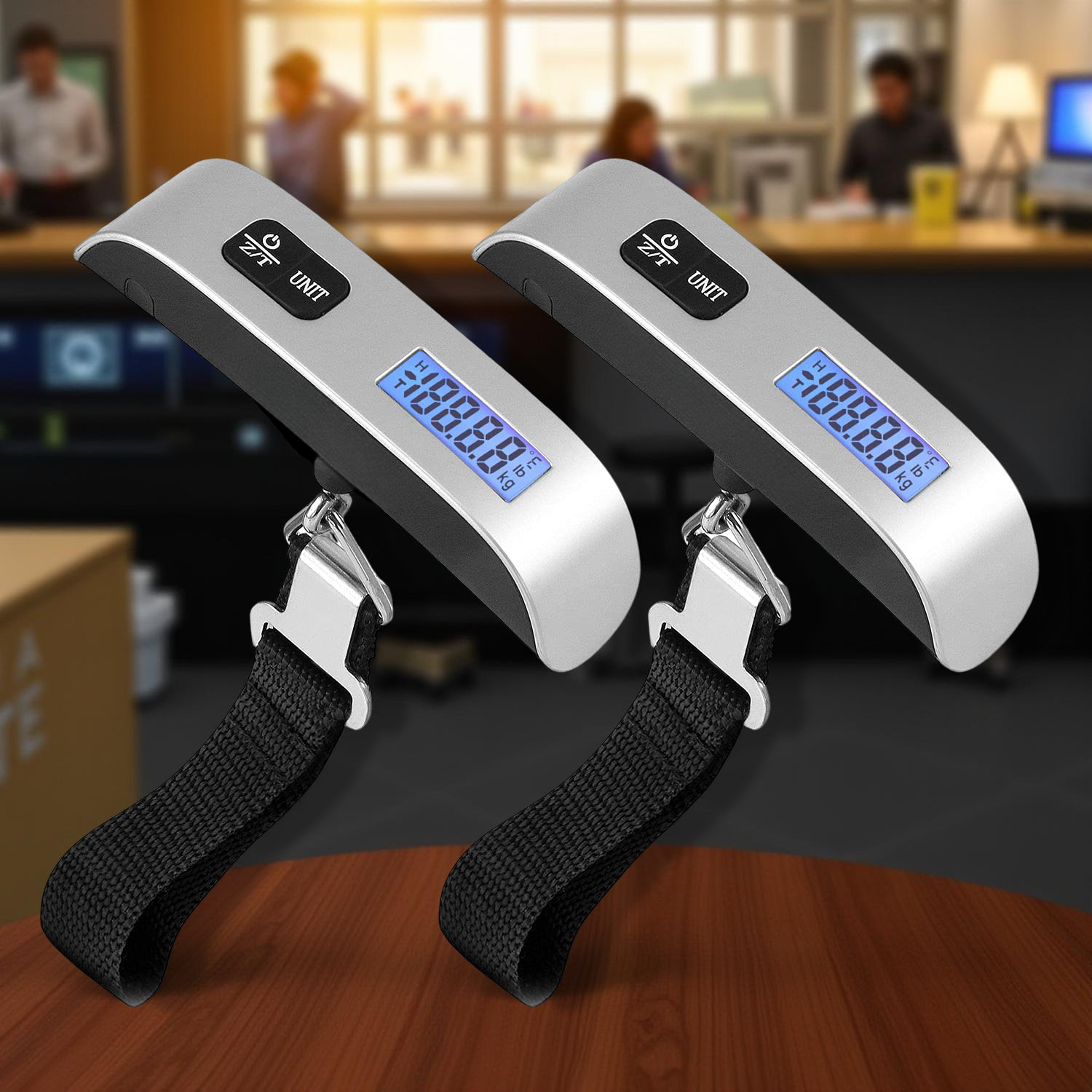Pack Of 2 Digital Luggage Scale 50kg With LCD Display
