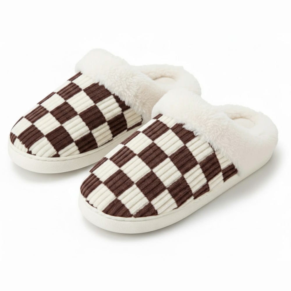 Womens Cozy Plush Memory Foam Slippers For Indoor UseCozy Plush Memory Foam Slippers For Indoor Use - Image 4