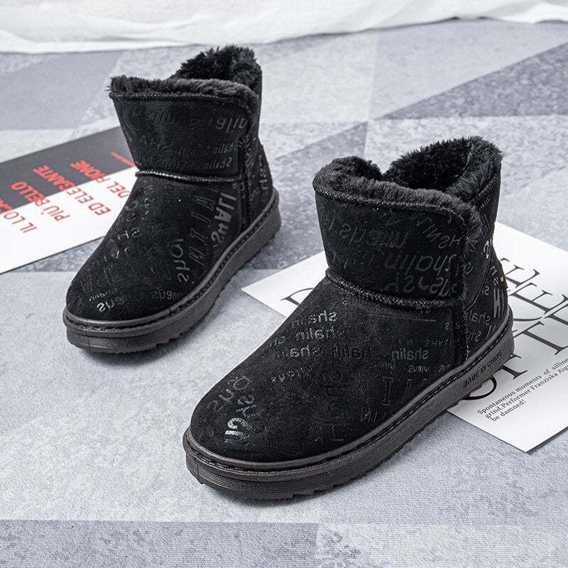 Casual Warm Waterproof Winter Snow Shoes - My Beach Shoes