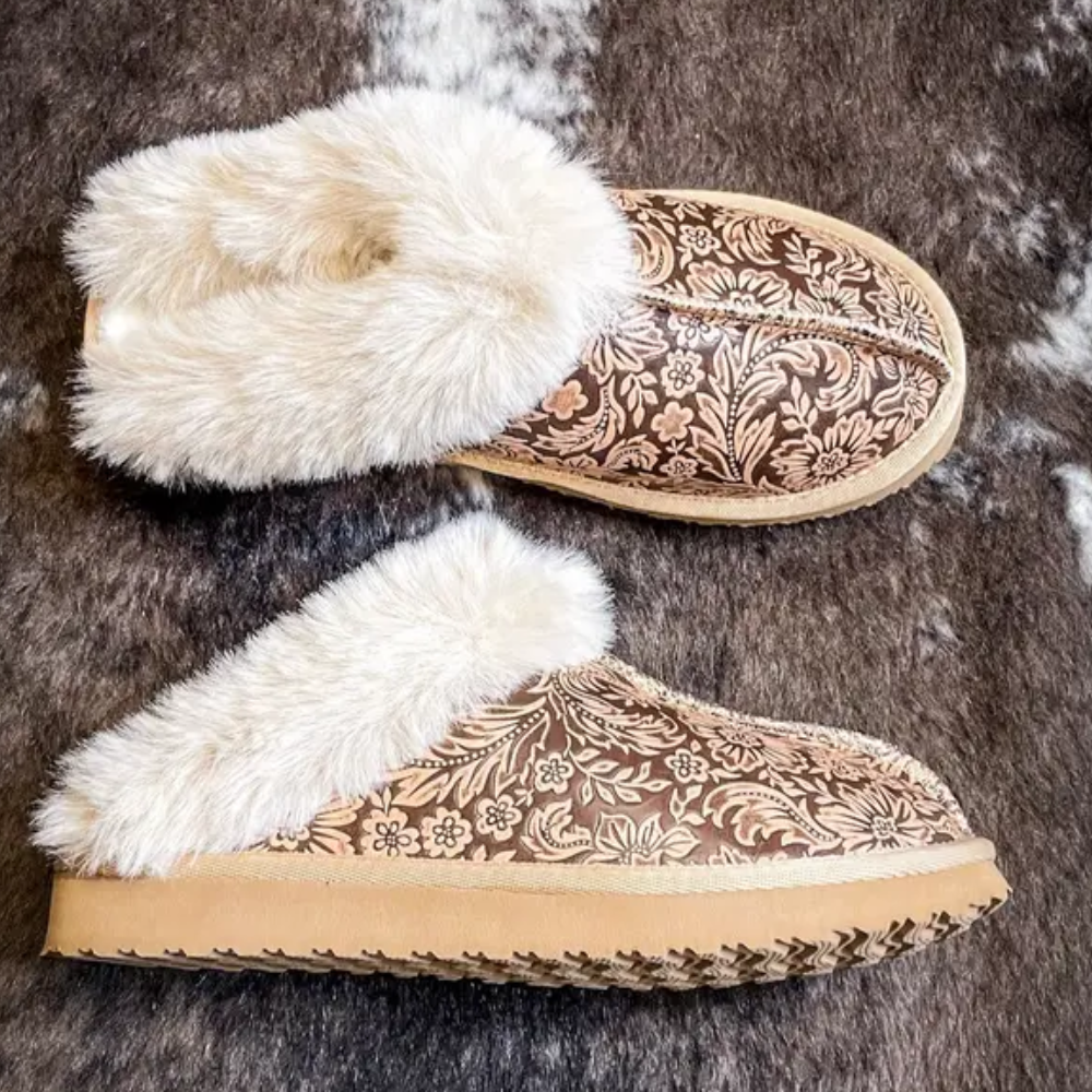 Very G Embossed Lolly Slipper