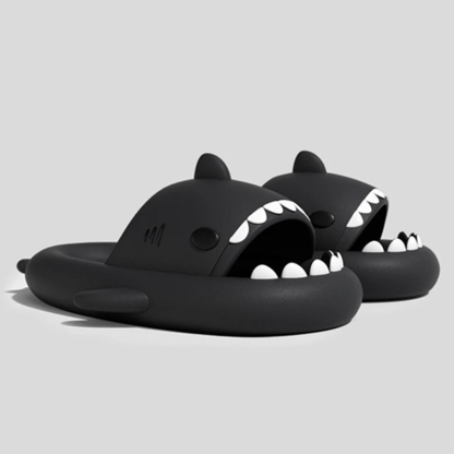 Shark Cloud Slides - Comfortable and Stylish Slip-On Sandals - My Beach Shoes