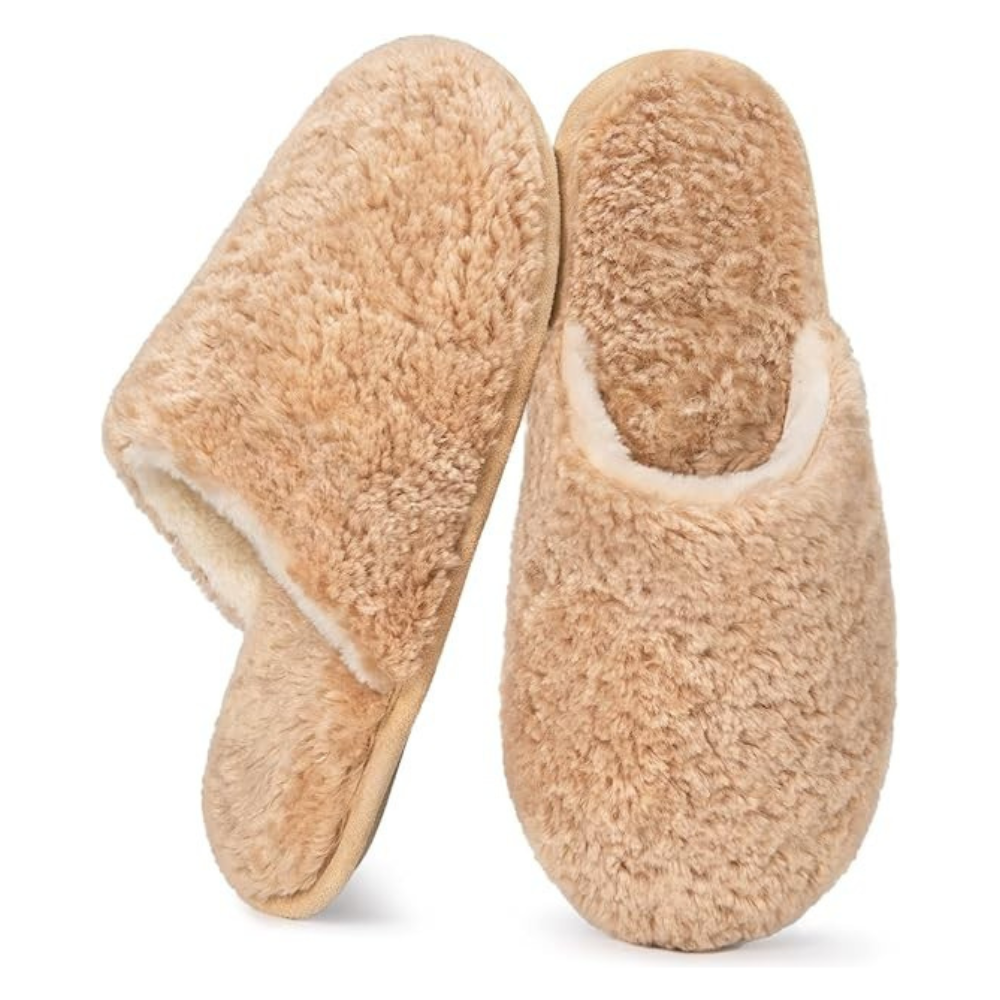 Women Fuzzy Slip On Memory Foam Indoor SlippersWomen Fuzzy Slip On Memory Foam Indoor Slippers - Image 13
