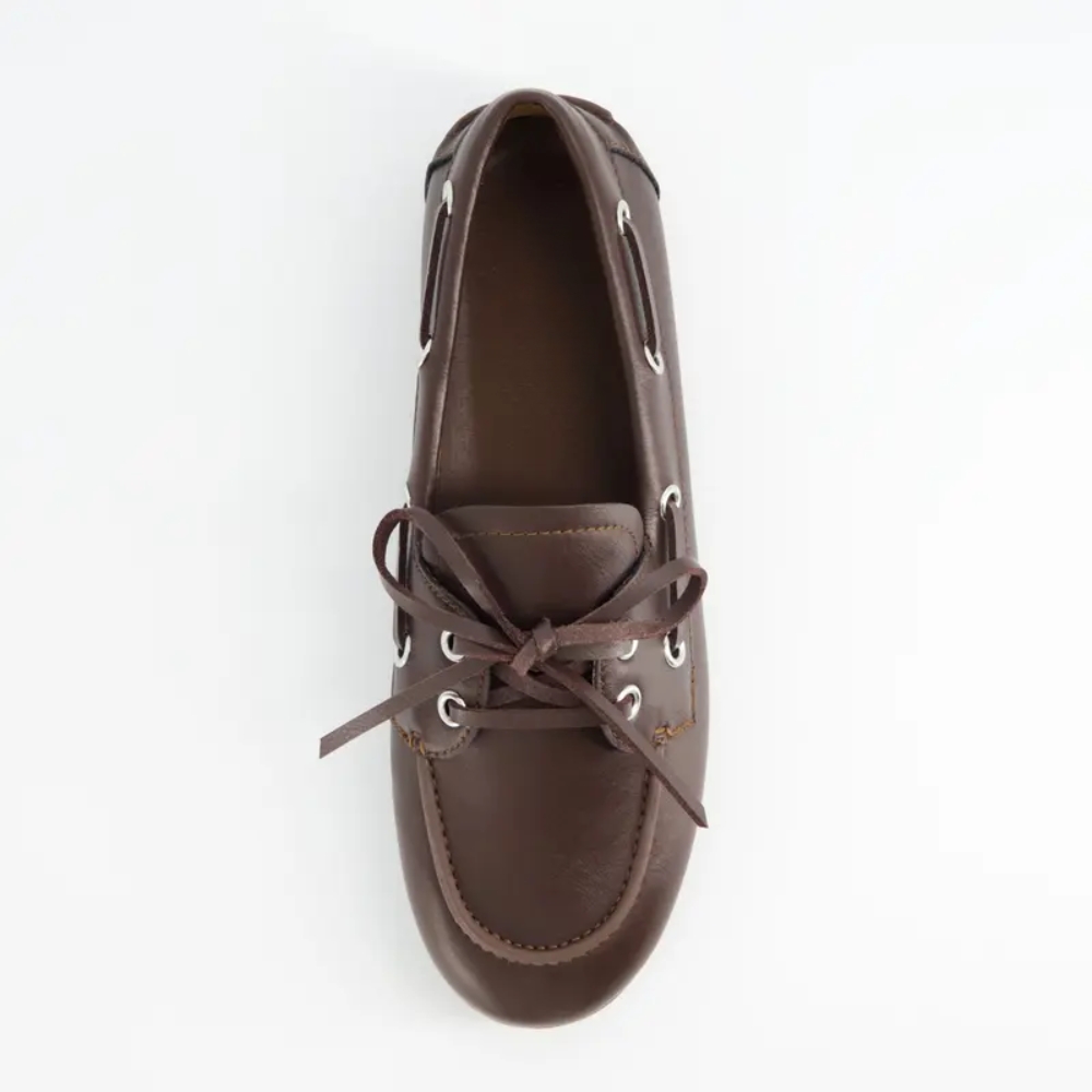 Classic Slip On Moccasin Style Loafer With Cushioned Insole For Women