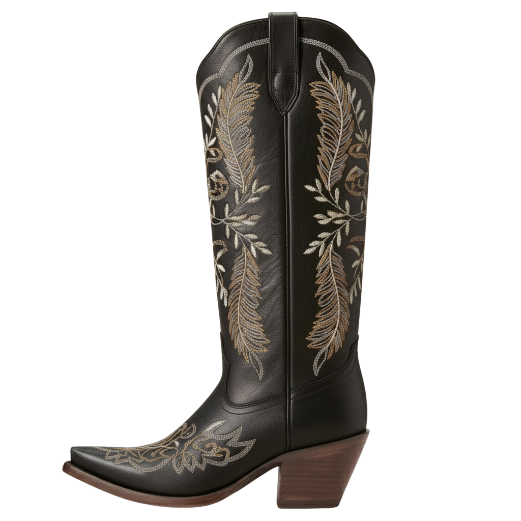 Western Leather Cowgirl Boot