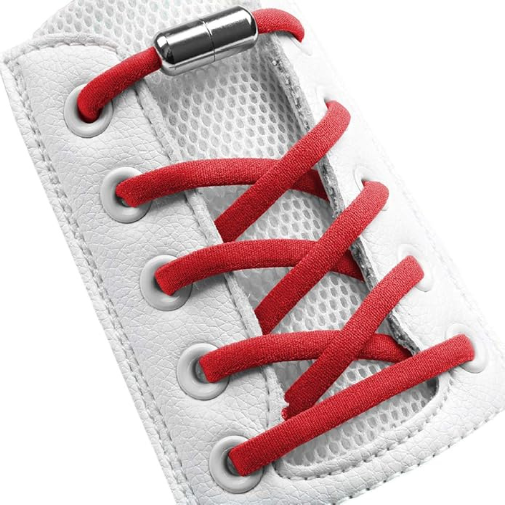 Half Round No Tie Elastic Stretch Tieless ShoelacesHalf Round No Tie Elastic Stretch Tieless Shoelaces - Image 9