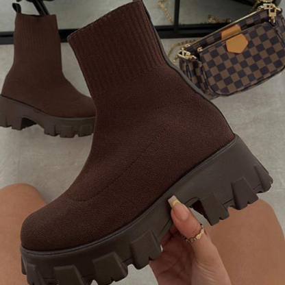 Winter Thick-soled Casual Short Boots - My Beach Shoes