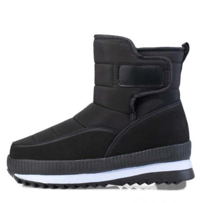 Casual Outdoor Waterproof Fur Ankle Boots - My Beach Shoes