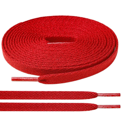 Pair of 2 Flat Shoelaces for Sneakers