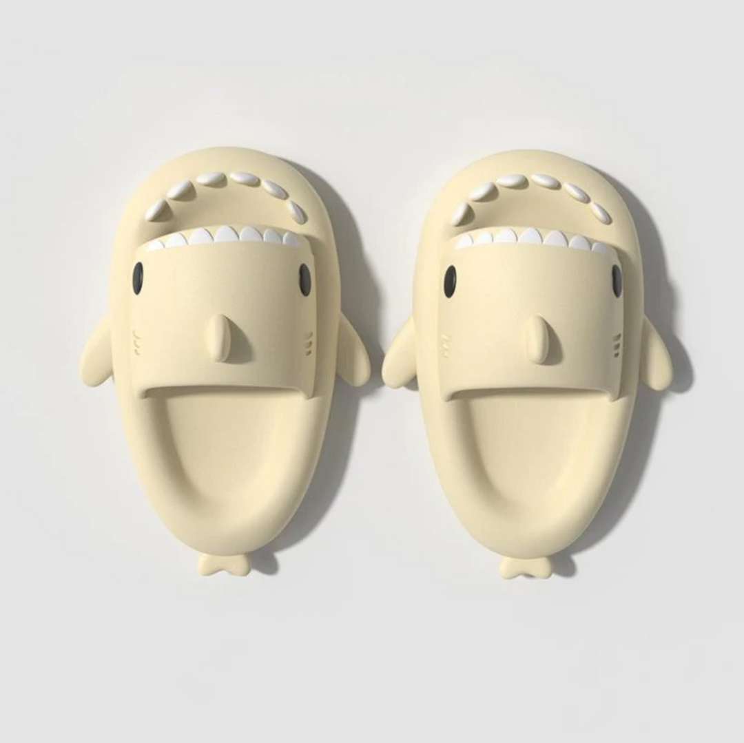 Shark Cloud Slides - Comfortable and Stylish Slip-On Sandals - My Beach Shoes