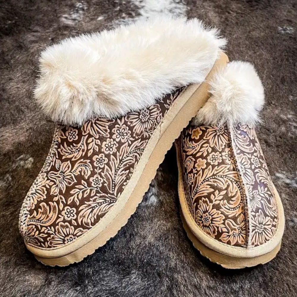 Very G Embossed Lolly Slipper