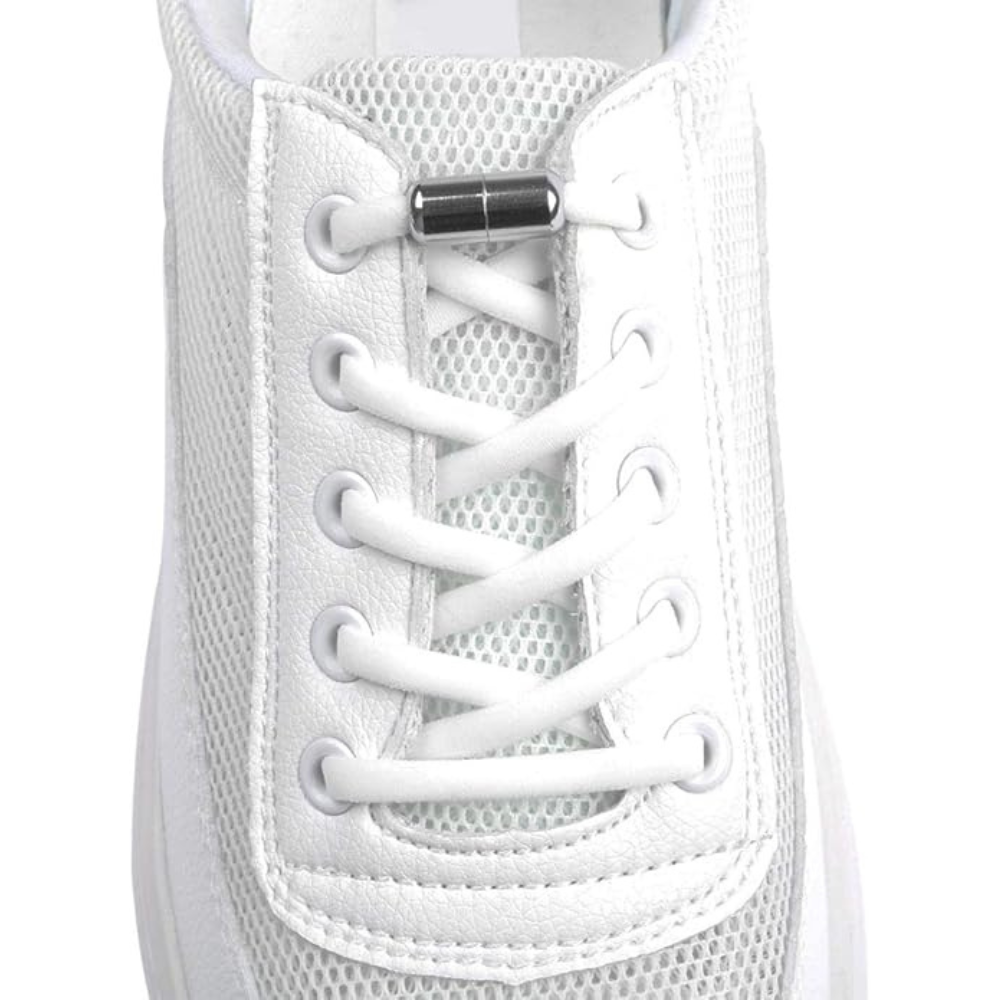 Half Round No Tie Elastic Stretch Tieless ShoelacesHalf Round No Tie Elastic Stretch Tieless Shoelaces - Image 12