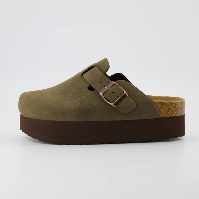 Cushionaire Women's Loom Platform Slip-On Clog