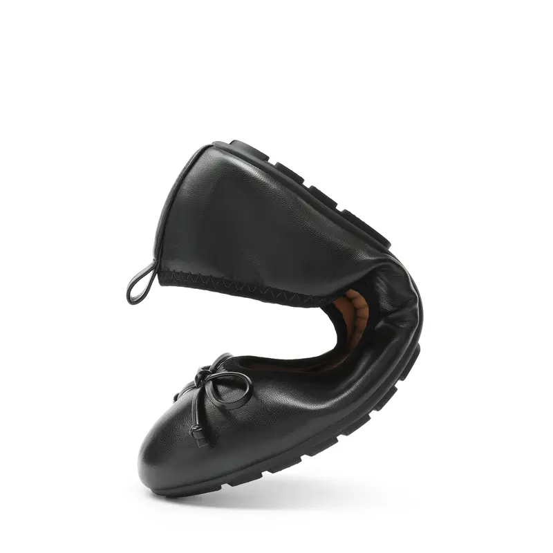 Flexible Foldable Ballet Flats with Elastic Band for Travel Wear