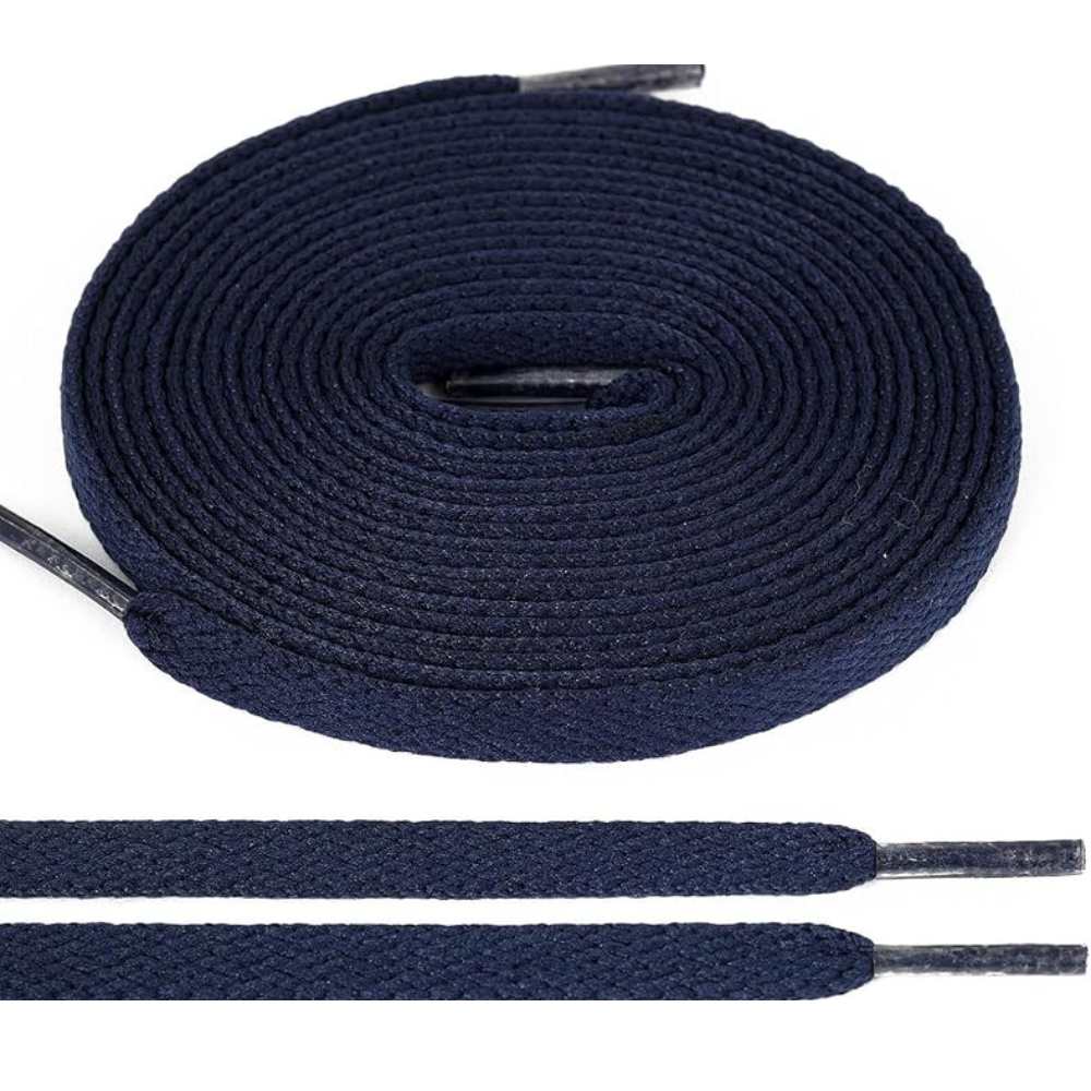 Pair of 2 Flat Shoelaces for Sneakers