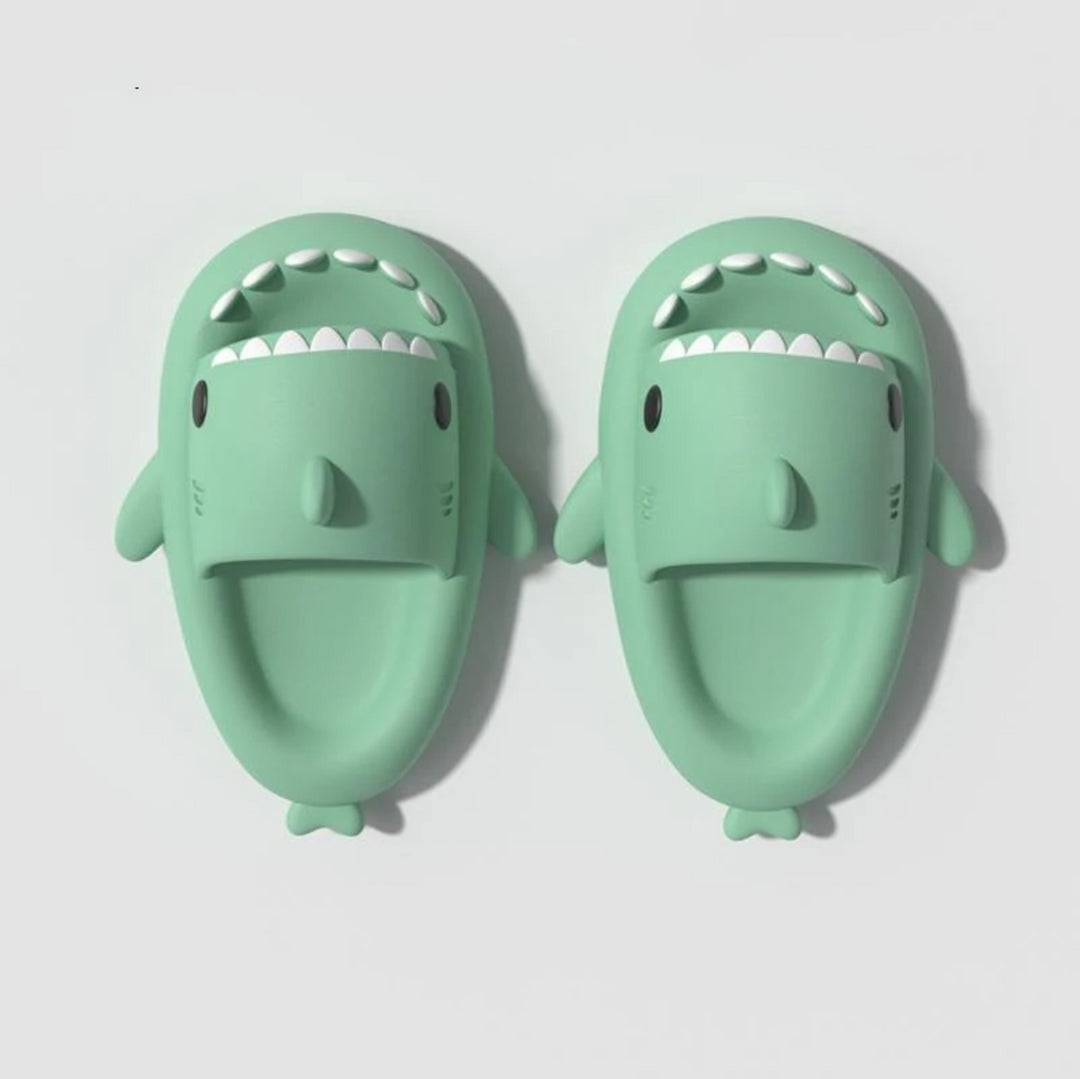 Shark Cloud Slides - Comfortable and Stylish Slip-On Sandals - My Beach Shoes