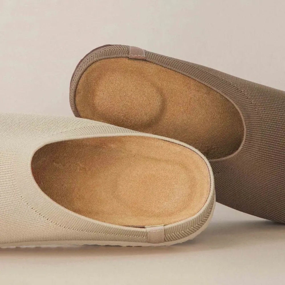 Women's Sils Knit Cork Footbed Clog