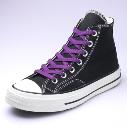 Pair of 2 Flat Shoelaces for Sneakers