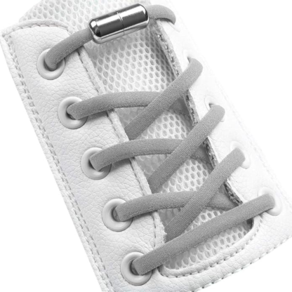 Half Round No Tie Elastic Stretch Tieless Shoelaces