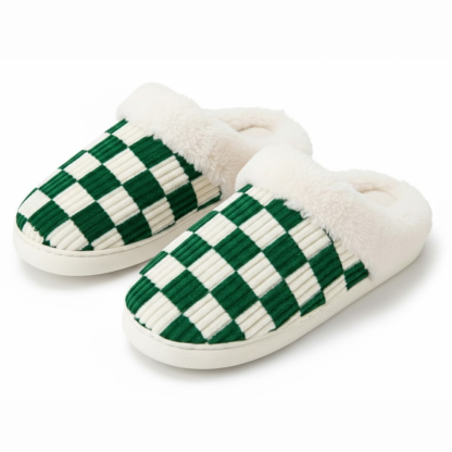 Womens Cozy Plush Memory Foam Slippers For Indoor Use