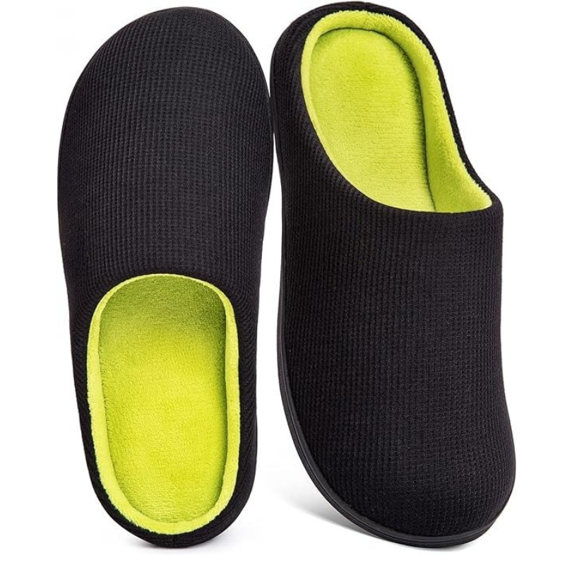 Memory Foam House Slippers With Soft Plush Interior Lining - My Beach Shoes