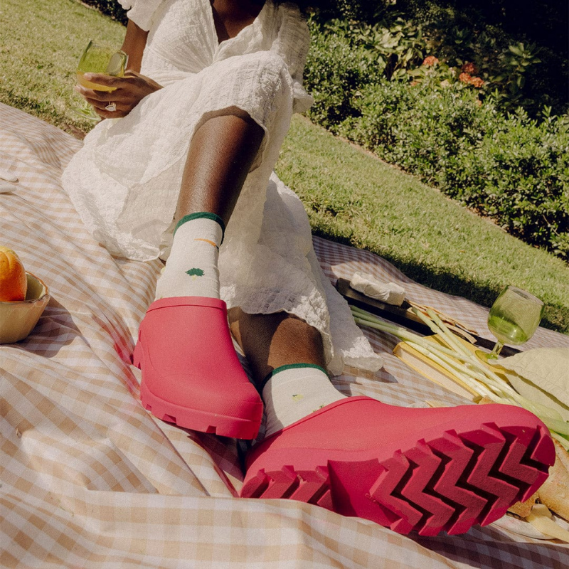 Bodega Slip On Garden Clog With Rubber Sole For Women