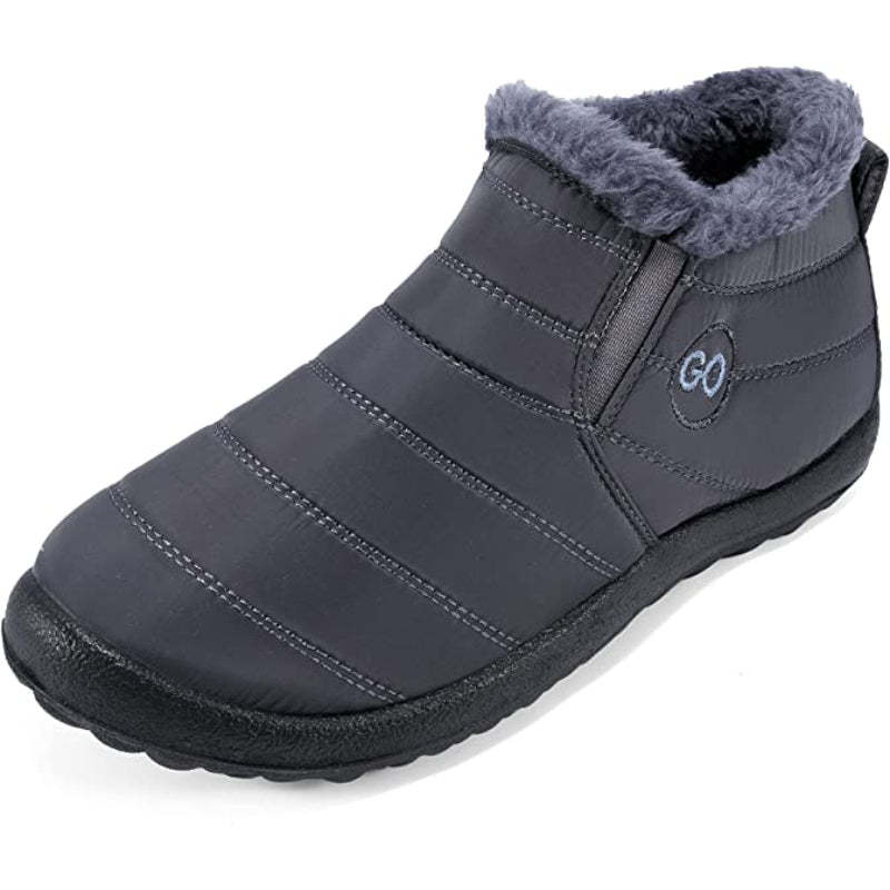 Womens Winter Snow Boots Fur Lined Warm Ankle Boots Slip On Waterproof Outdoor Booties Comfortable Shoes for Women - My Beach Shoes