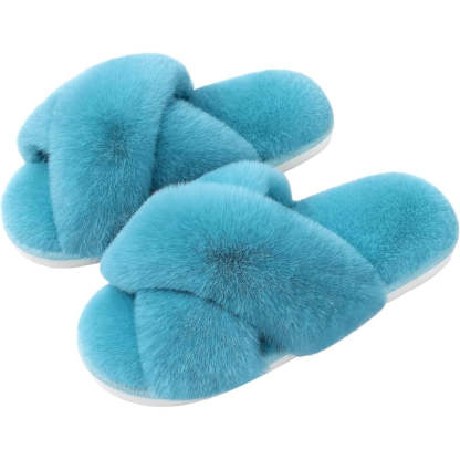 Comfy And Lightweight House Slippers With Non Slip Textured Outsole - My Beach Shoes