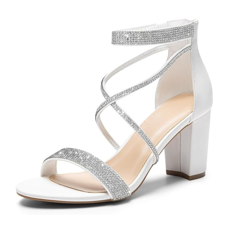 Block Open Toe Sandals With Lightweight And Shock Absorbing-My Beach Shoes