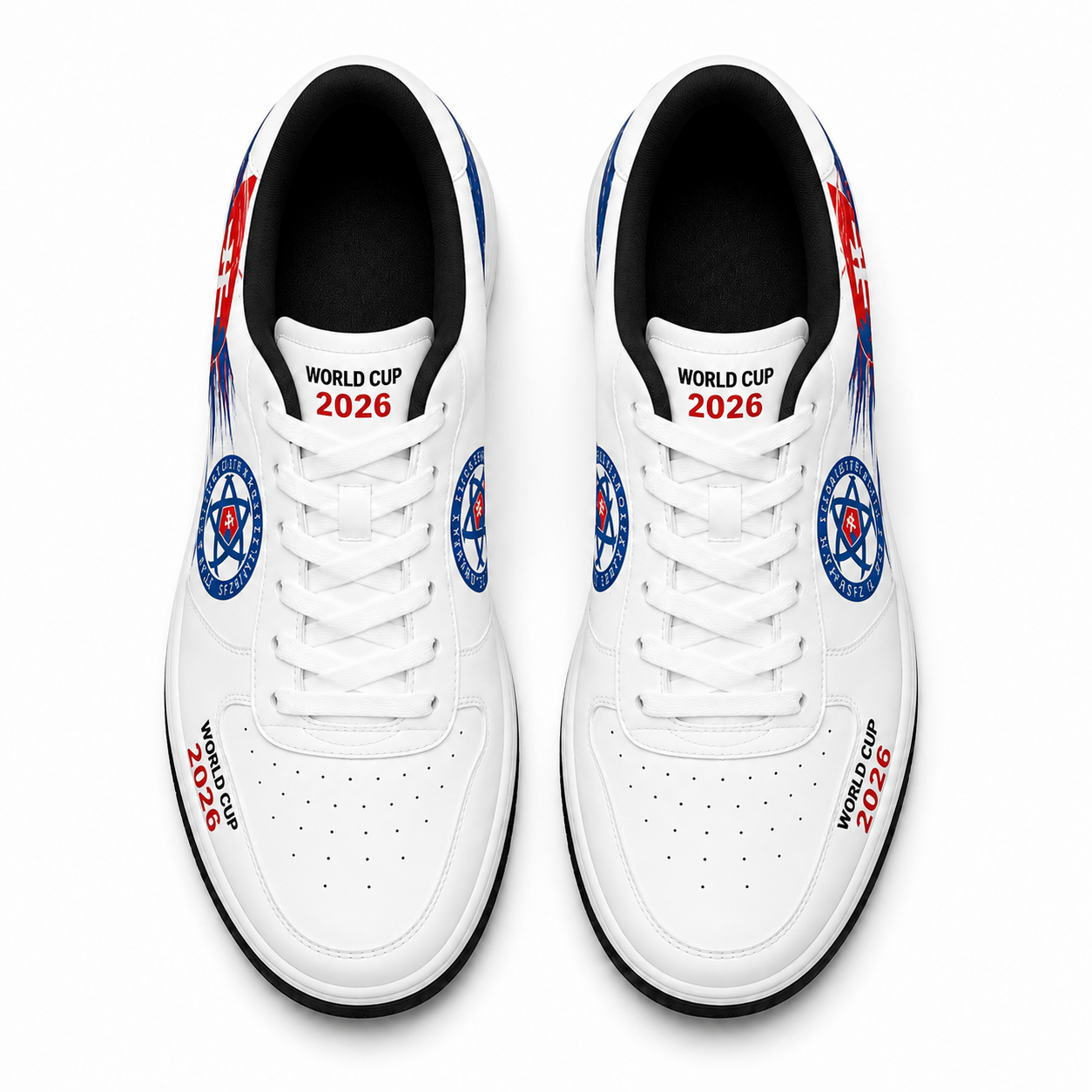World Cup 2026 Slovakia Football Fan Printed Shoes