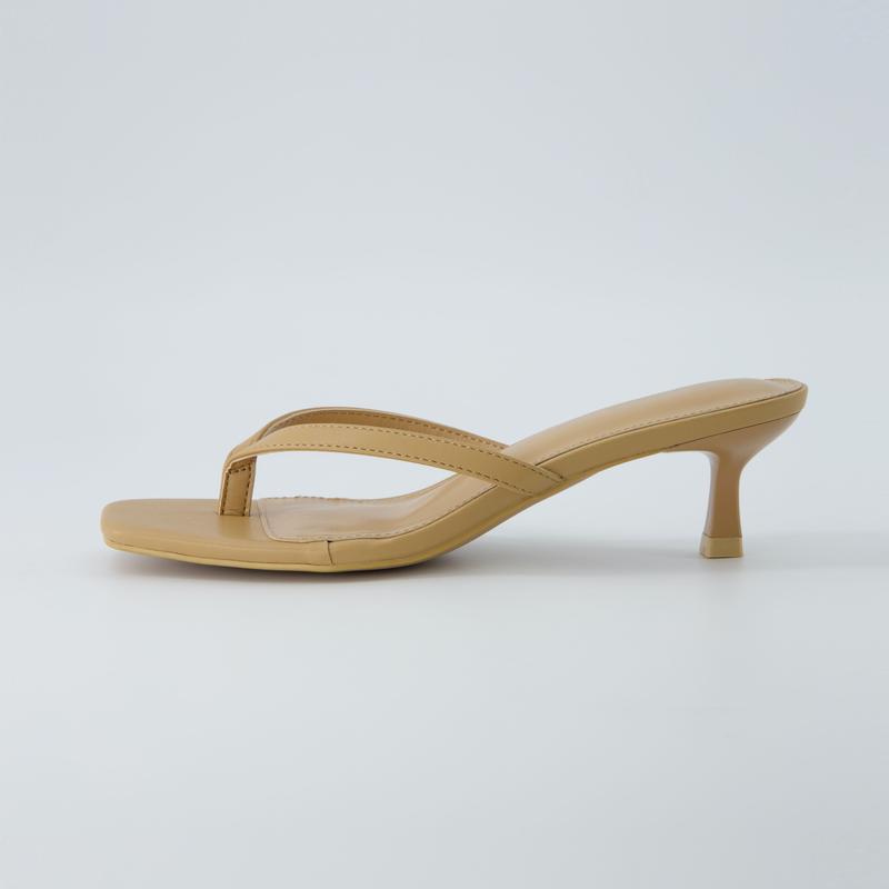 Kitten Sandals with Cushioned Insole and Non Slip Sole for Women