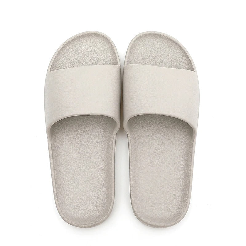 The Solid Colored Cushion Slides - My Beach Shoes
