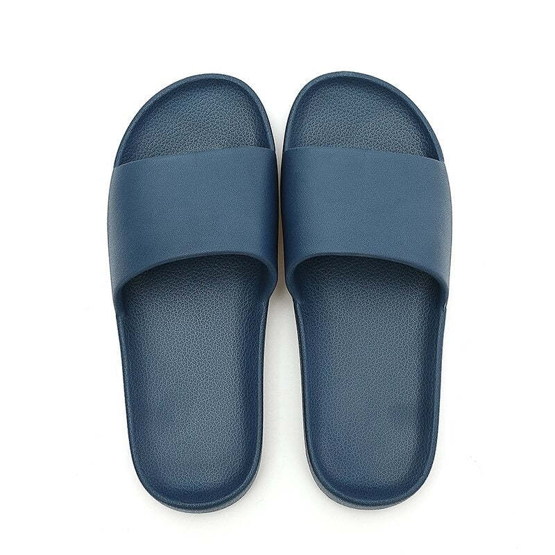 The Solid Colored Cushion Slides - My Beach Shoes