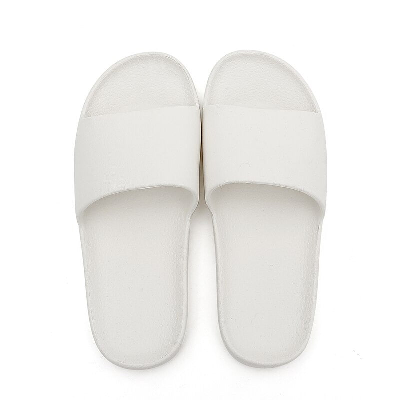 The Solid Colored Cushion Slides - My Beach Shoes