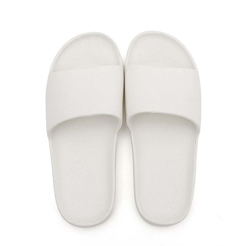 The Solid Colored Cushion Slides - My Beach Shoes