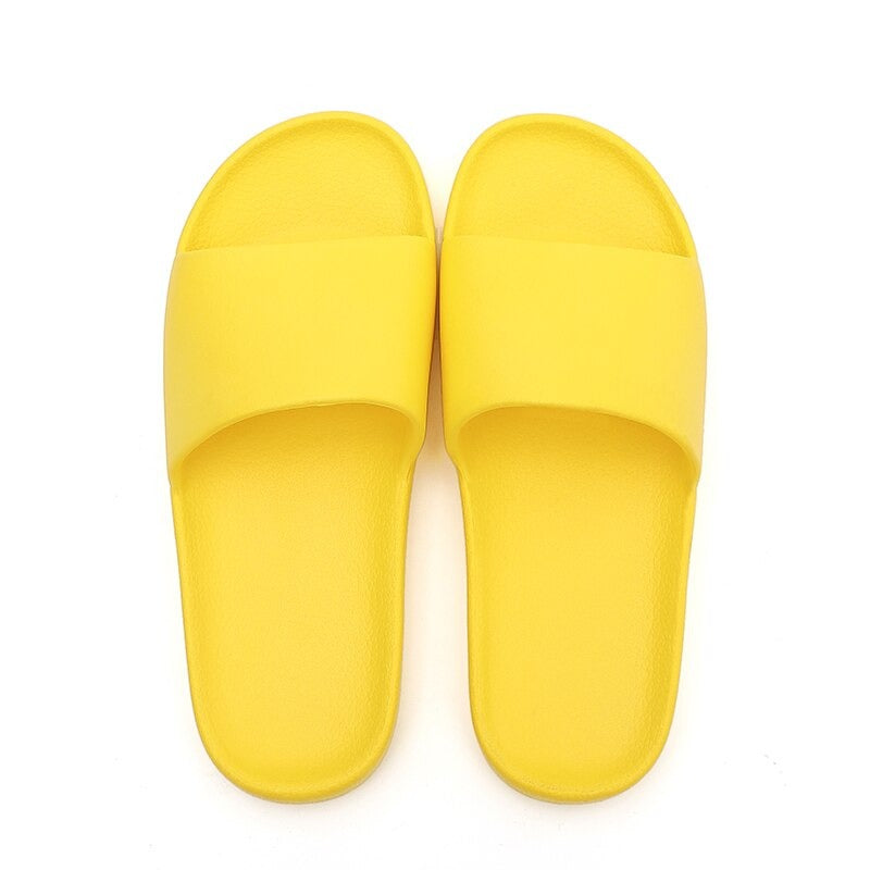 The Solid Colored Cushion Slides - My Beach Shoes