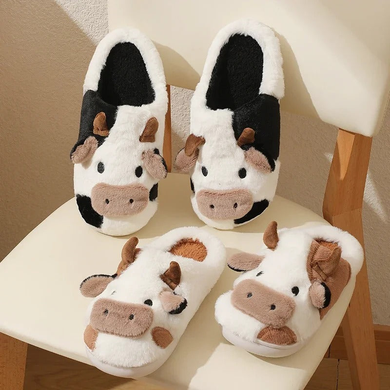 Animal Themed Cozy Fluffy Slippers - My Beach Shoes