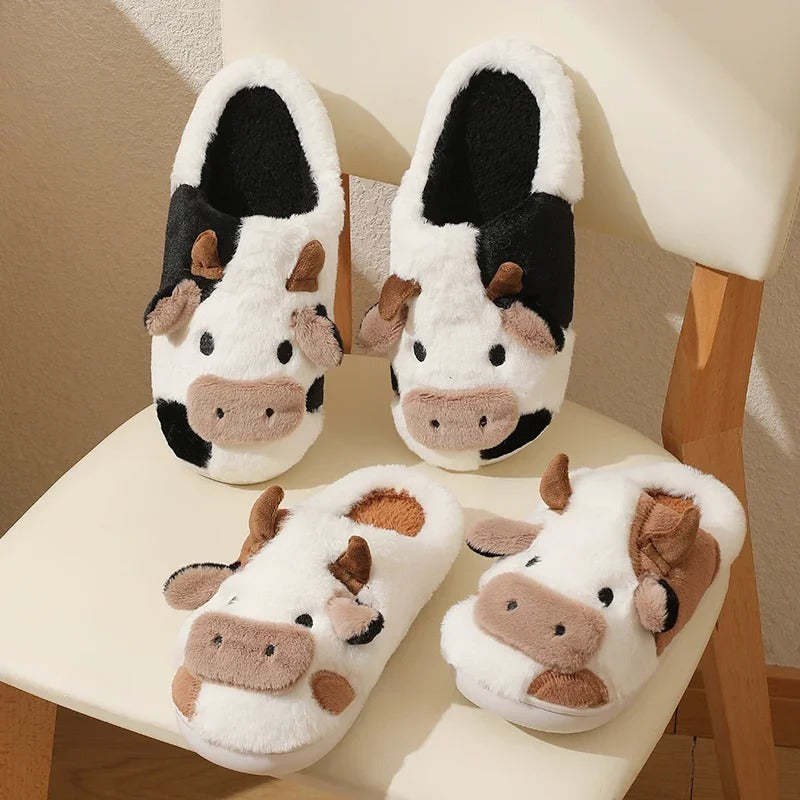 Animal Themed Cozy Fluffy Slippers - My Beach Shoes