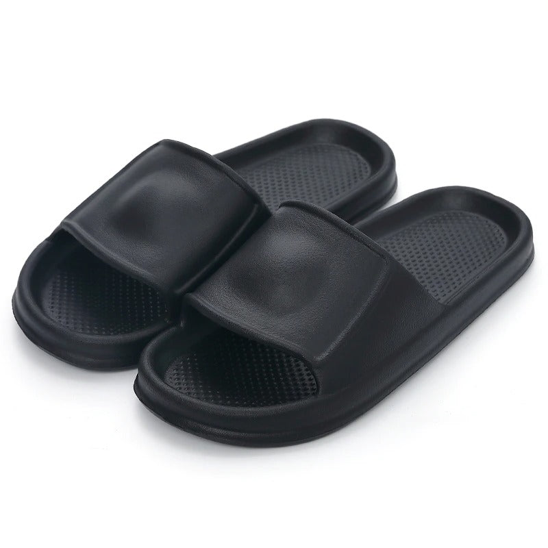 The Solid Cushion Slides - My Beach Shoes
