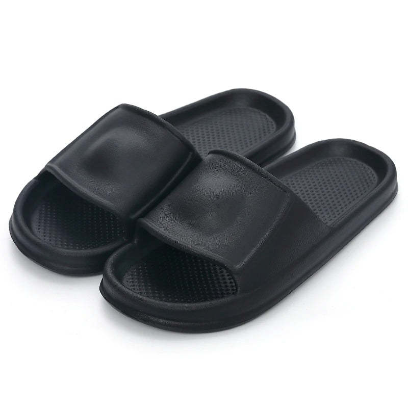 The Solid Cushion Slides - My Beach Shoes