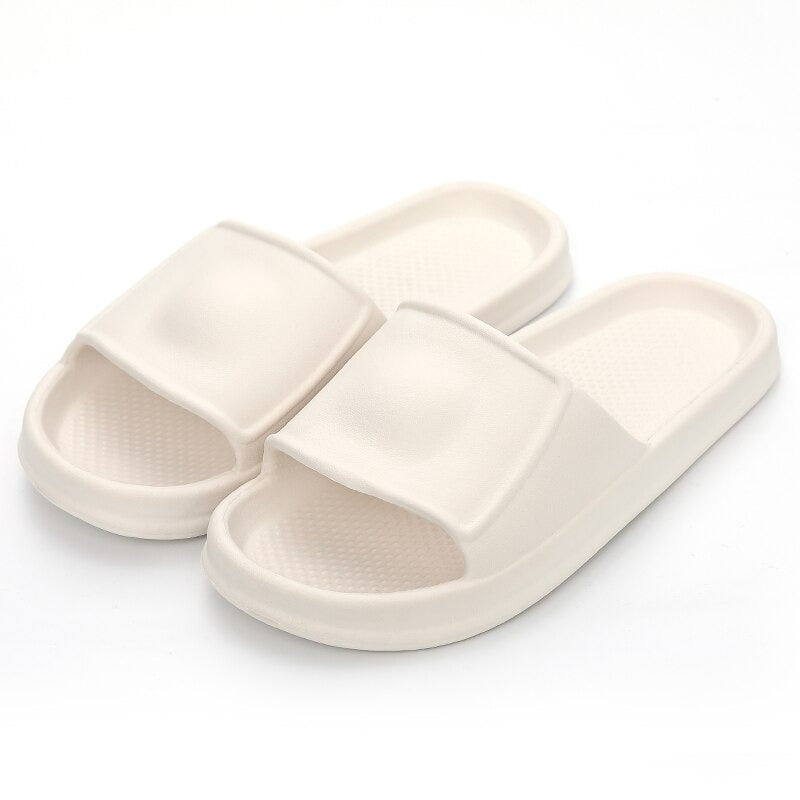 The Solid Cushion Slides - My Beach Shoes