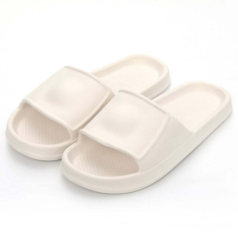 The Solid Cushion Slides - My Beach Shoes