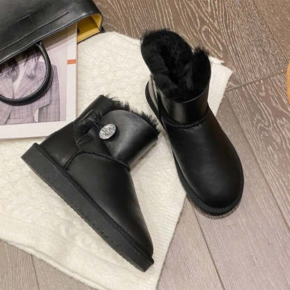 Natural Wool Lined Winter Warm Shoes - My Beach Shoes