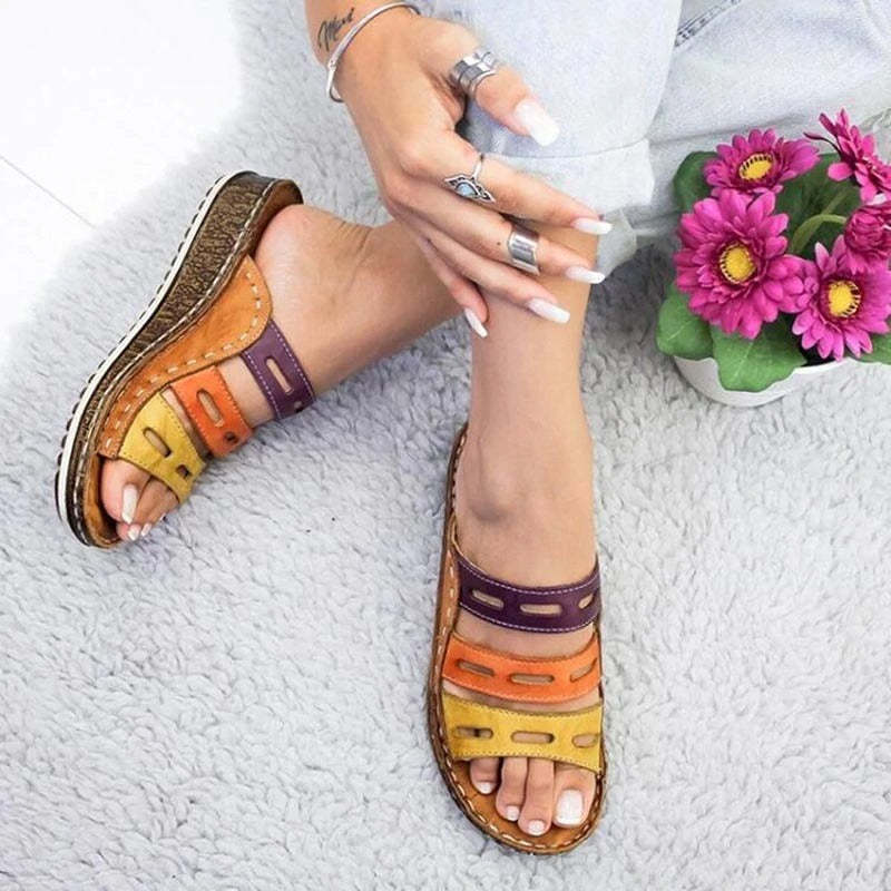 Women's Retro Summer Sandal-My Beach Shoes