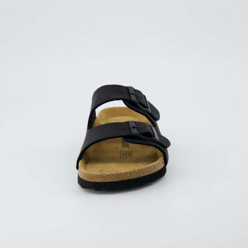 Cork Footbed Sandal With Adjustable Buckle And Soft Inner Lining - My Beach Shoes